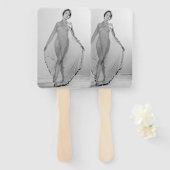 Éventail Francesca a Bella Ragazza, Belle fille italienne (Devant et derrière)