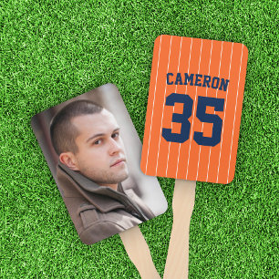 Éventail Fully Editable Colors Baseball Jersey Stripes Name