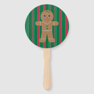 Éventail Fun and Fancy Christmas Gingbread Homme