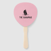 Éventail Fun Girls Trippin' to... Votre destination (Dos)