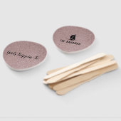 Éventail Fun Girls Trippin' to...Your Destination Rose Gold (Non-assemblé)