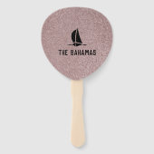 Éventail Fun Girls Trippin' to...Your Destination Rose Gold (Dos)