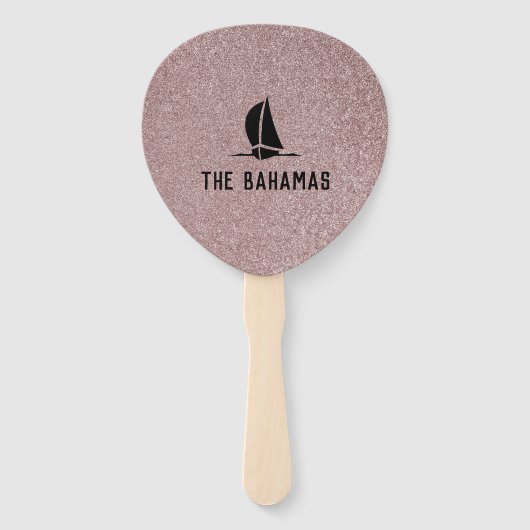 Éventail Fun Girls Trippin' to...Your Destination Rose Gold (Dos)