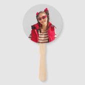 Éventail Fun Personalized Face on a Stick Photo Prop (Dos)
