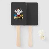 Éventail Funny Brother Unicorn Security Dont Mess With My S (Devant et derrière)