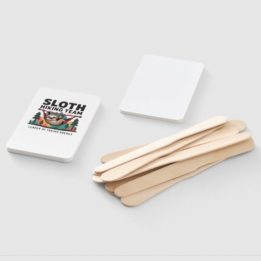 Éventail Funny Sloth Hiking - This funny sloth hiking gift (Non-assemblé)