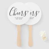 Éventail Futur Mme Fête des mariées moderne (Devant et derrière)