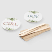 Éventail Garçon Ou Fille Verdure Genre Révéler Jeu De Vote (Non-assemblé)