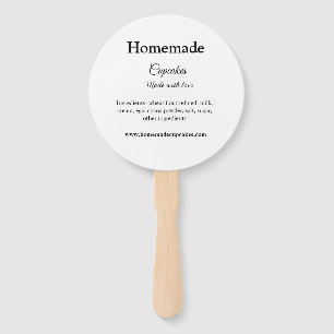 Éventail Gâteaux faits maison avec amour ajoutez texte site
