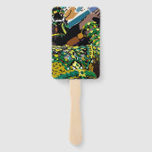 Éventail géant de la culture thaïlandaise sur chao phraya e (Dos)