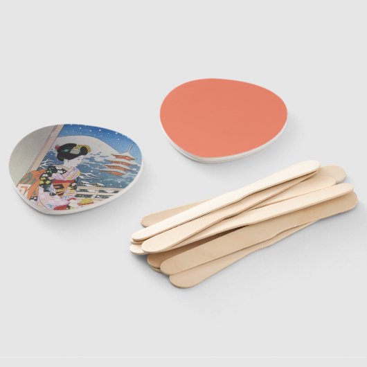 Éventail Geisha (Non-assemblé)