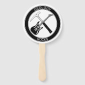 Éventail Géologie Rocks Ensemble de ventilateurs à main (Dos)