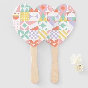 Éventail géométrique n° 32