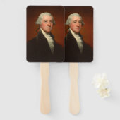 Éventail George Washington Portrait (Devant et derrière)