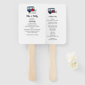 Éventail Gettin' Hitched Camper (Devant et derrière)