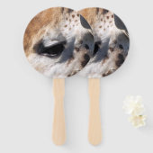 ÉVENTAIL GIRAFFE (Devant et derrière)