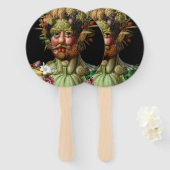 Éventail Giuseppe Arcimboldo - Vertumnus (Devant et derrière)