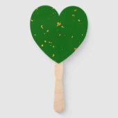 Éventail Gold Flakes sur Emerald Green (Devant)