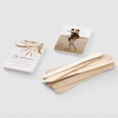 Éventail Gold Pampas Grass Mariage Welcome C100 (Non-assemblé)