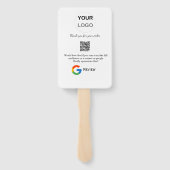 Éventail Google examen logo de l'entreprise Analyser QR exa (Dos)