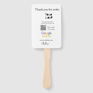 Éventail Google examen logo entreprise site Web scanner cod