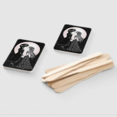 Éventail Gothique Emo Enfants Kiss Valentine's Day (Non-assemblé)