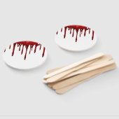 Éventail Gouttes de sang tombées (Non-assemblé)