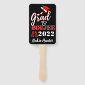 Éventail Grad & Boujee| Elle L'A Fait| Rouge & Noir (Dos)