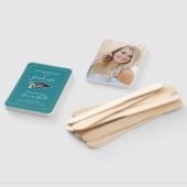 Éventail Graduation 2024 Grad Photo Script Graduate Party (Non-assemblé)