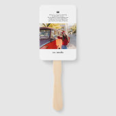 Éventail Graduation 2025 Grad Photos Merci moderne (Dos)