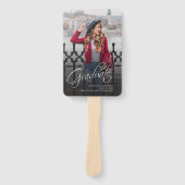 Éventail Graduation 2025 Grad Photos Merci moderne (Devant)