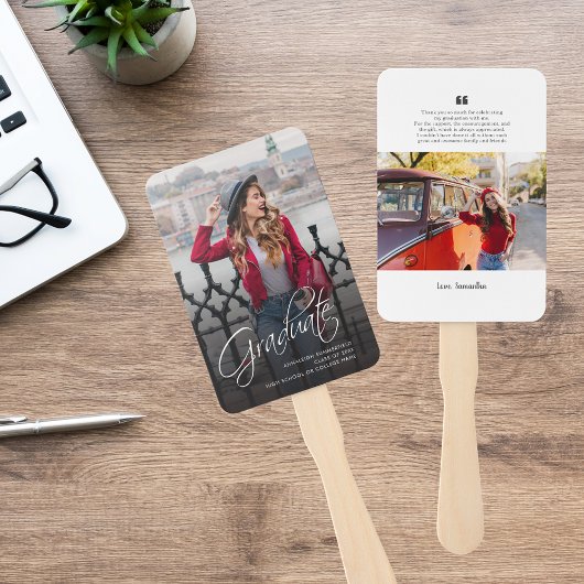 Éventail Graduation 2025 Photo Grad Merci