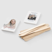 Éventail Graduation 2026 Script 2 Graduate Photos (Non-assemblé)