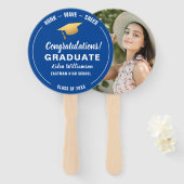 Éventail Graduation Honk Wave Gold Grad Casquette Photo per (Devant et derrière)