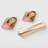 Éventail Graduation Photo Simple Moderne Keepsaké (Non-assemblé)