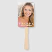 Éventail Graduation Photo Simple Moderne Keepsaké (Devant)