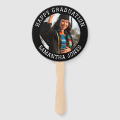 Éventail Graduation simple photo moderne Graduate party (Devant)