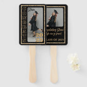 Éventail Graduation simple Ventilateur photo sur mesure (Devant et derrière)