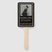 Éventail Graduation simple Ventilateur photo sur mesure (Dos)