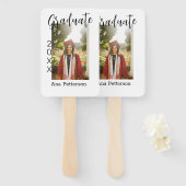 Éventail Gradué photo moderne classique ajouter nom de l'an (Devant et derrière)