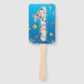 Éventail Grand 1er anniversaire sous la mer Photo Collage (Devant)