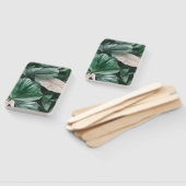 Éventail Grand Motif à feuilles foncées (Non-assemblé)