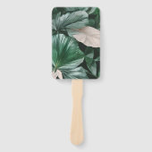 Éventail Grand Motif à feuilles foncées (Devant)