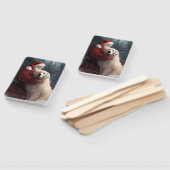 Éventail Grands Pyrénées avec Noël Festif du Père Noël (Non-assemblé)