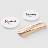 Éventail Gras type simple noir classe moderne graduation (Non-assemblé)