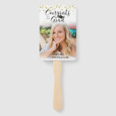 Éventail GRATIFICATIONS DU Script DE DIPLÔME À NOTRE GRAD P (Dos)