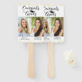 Éventail GRATIFICATIONS POUR NOS DEUX GRADS Photos (Devant et derrière)