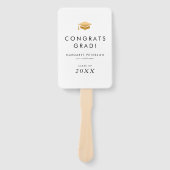 Éventail Gratuits minimes de Casquette de grade or - photo (Devant)