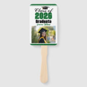 Éventail Green Class of 2026 Photo Custom Graduation Photo (Devant)