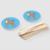 Éventail Greyhound dog (Non-assemblé)